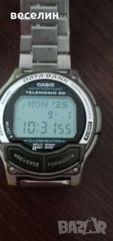 Мъжки часовник CASIO DB34H telememo 30, снимка 3 - Мъжки - 51561106