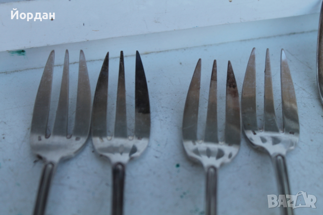 Лот посребрени вилици и лъжици , снимка 3 - Прибори за хранене, готвене и сервиране - 36362630