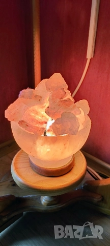 Два модела солни лампи от хималайска сол-25 лв за 1 бр, снимка 5 - Настолни лампи - 51842724