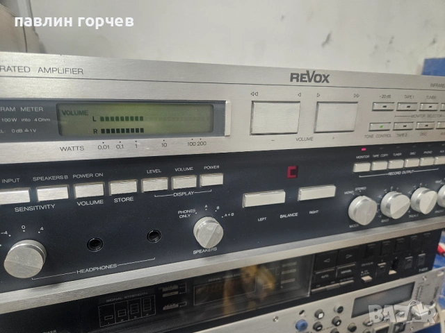 Усшлвател  Revox b251, снимка 3 - Ресийвъри, усилватели, смесителни пултове - 53115103