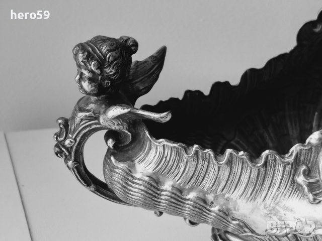 WMF-посребрена боnбониера(гондола) 1890 год./сребро сребърна/, снимка 5 - Антикварни и старинни предмети - 40939129