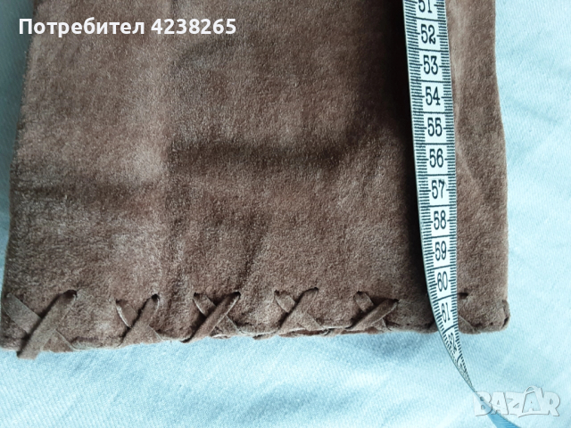 яке естествена кожа-велур, снимка 6 - Якета - 52795921