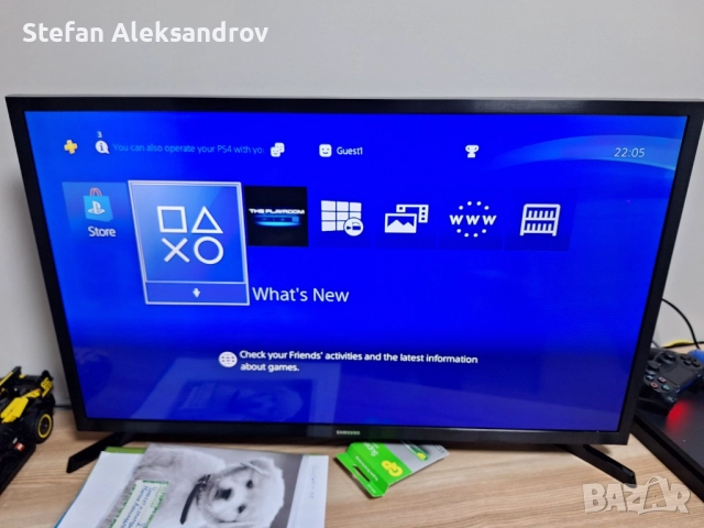 Playstation 4 slim + два оригинални контролера, снимка 3 - PlayStation конзоли - 51789963
