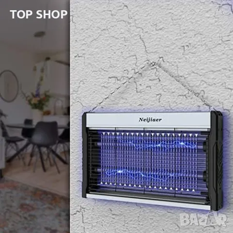 Нова Преносима Лампа срещу Комари и Мухи - 3200v Убиец насекоми, снимка 9 - Други - 49203154