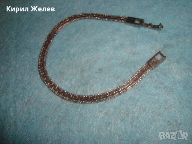 ПОСРЕБРЕНА ФЕШЪН АРТ ГРИВНА от БЛАГОРОДНА НЕРЪЖДАЕМА СТОМАНА ЗДРАВА ВИНТИДЖ ПЛЕТКА 25872, снимка 8 - Гривни - 35769980