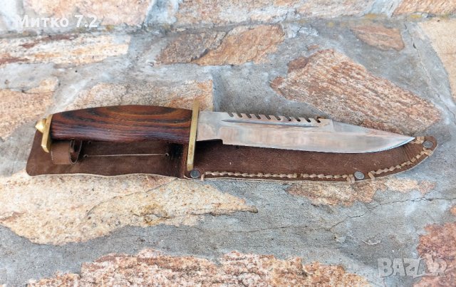 Ловен нож ръчна изработка, снимка 2 - Ножове - 33881940
