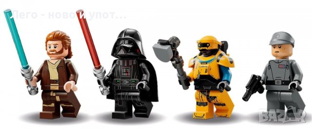 НОВО LEGO Star Wars - Оби-Уан Кеноби срещу Дарт Вейдър (75334), снимка 3 - Конструктори - 39701130