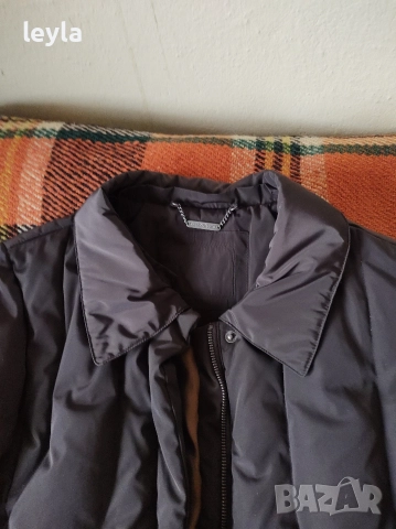 дълго шушляково палто,кафяво,ново, размер,,S илиM с кожена яка, снимка 3 - Якета - 52984908