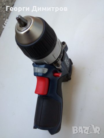 винтоверт НОВ AEG 12V Li ion само боди, може и нова батерия 3.0Ah, и употребявано зарядно, снимка 7 - Винтоверти - 33830248
