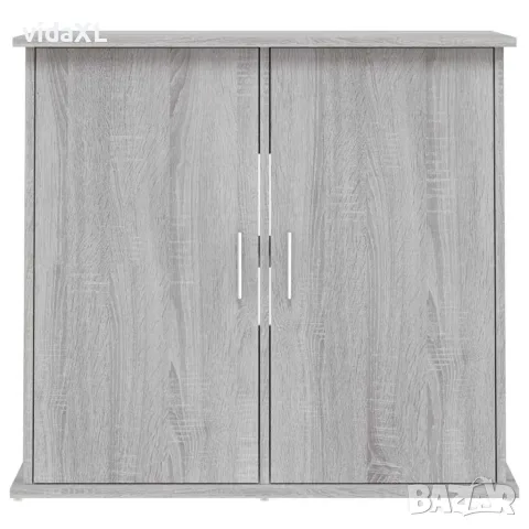 vidaXL Поставка за аквариум, сив сонома, 81x36x73 см, инженерно дърво, снимка 5 - Аквариуми - 56148090