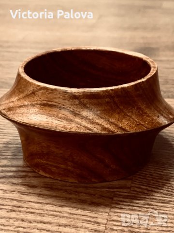 Красива дървена гривна бохо стил, снимка 3 - Гривни - 39978127