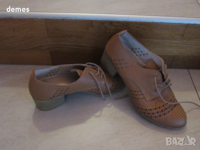 Дамски обувки от естествена кожа номер 40, нови, снимка 7 - Дамски обувки на ток - 36425805