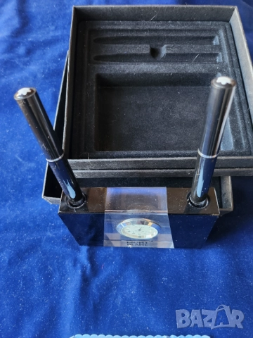 Montblanc Chopin Special Edition к-т от настолен часовник и 2 химикалки - чудесна реплика, снимка 5 - Други ценни предмети - 52928732