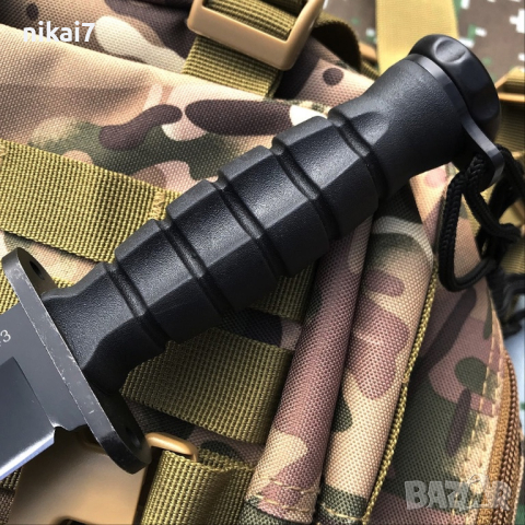 Тактически нож Columbia BLACK TACTICAL за самозащита лов 30,5см, снимка 9 - Ловно оръжие - 44809760