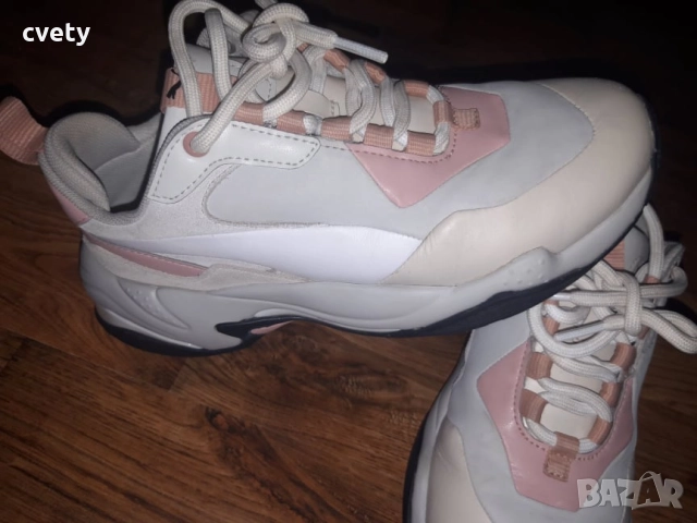 Естествена кожа Puma 37/38 номер , снимка 3 - Детски маратонки - 51761660