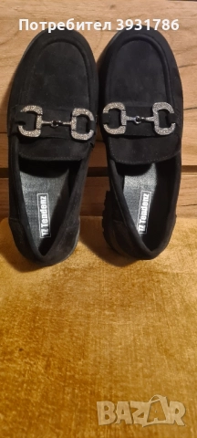 Дамски черни обувки, снимка 6 - Дамски ежедневни обувки - 51912912