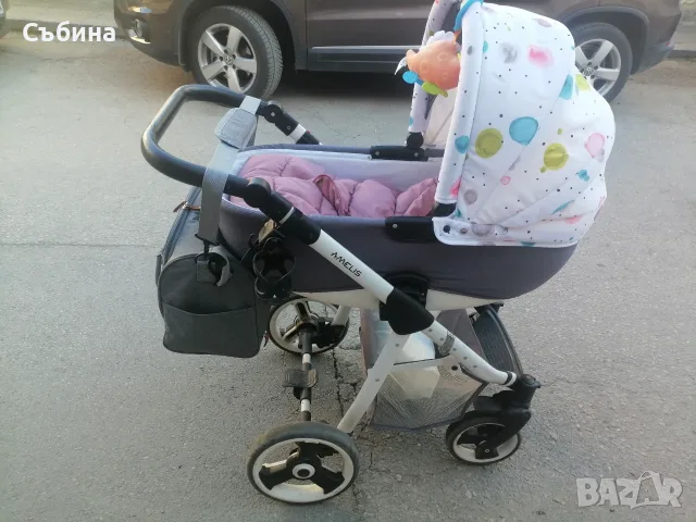 Детска количка Amelis 2в1, снимка 2 - Детски колички - 55923180
