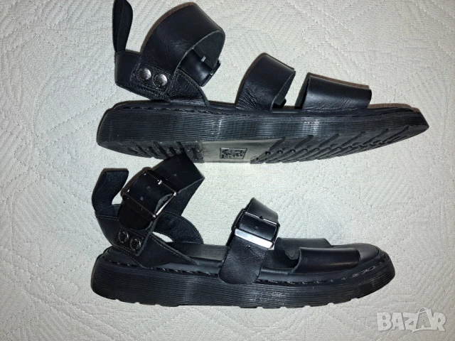 Dr. Martens Gryphon Black Brando Leather Gladiator Sandal № 41 кожени сандали Унисекс, снимка 5 - Мъжки сандали - 50903200