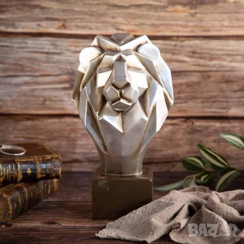 Статуетка Лъв Глава Арт 30см, снимка 1