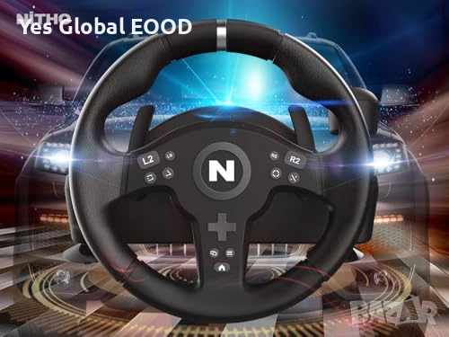 NITHO Drive Pro V200 Волан с педали 270° PS/Xbox, снимка 5 - Други игри и конзоли - 53644327