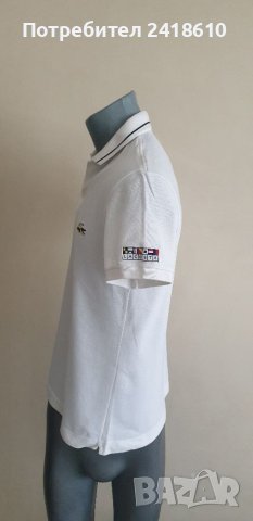 Lacoste Pique Cotton Regular Fit Mens Size 3 - S ОРИГИНАЛ! Мъжка тениска!, снимка 10 - Тениски - 41747710