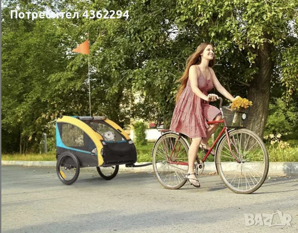 Ремарке за кучета за колело, снимка 2 - За кучета - 55929372