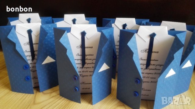 Покана смокинг , снимка 8 - Покани - 39750213