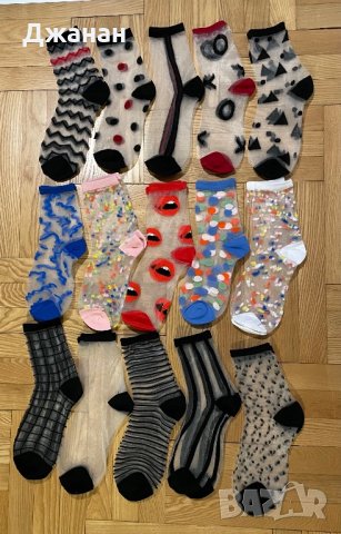 Атрактивни дамски чорапи, снимка 10 - Дамски чорапи - 44165739