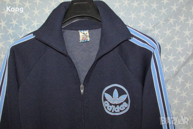 винтидж фланелка Adidas ITALIA 1990 West Germany дълъг ръкав горница Адидас анцуг Германия Левски, снимка 3 - Футбол - 52053200