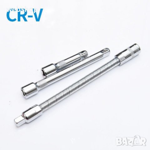 Комплект Гедоре за ремонт на автомобил от 46 части ISC Chromium Steel, снимка 4 - Гедорета - 42302176