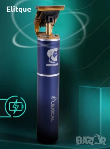 Акумулаторна машинка за подстригване за брада и коса Lexical LHC-5650, 5W, 1200mAh, Червен/Син, снимка 7 - Преси за коса - 52870178