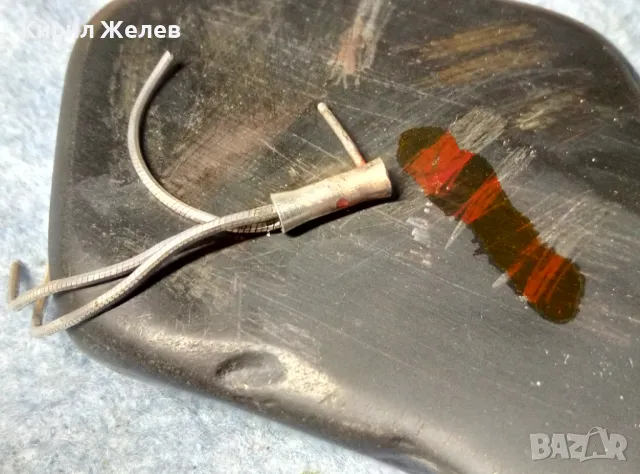 СТАРА СТИЛНА СРЕБЪРНА ОБЕЦИ СРЕБРО ВИСОКА ПРОБА с ЕФИРНИ ВИСУЛКИ РЪЧНА ИЗРАБОТКА 38025, снимка 2 - Обеци - 49134422