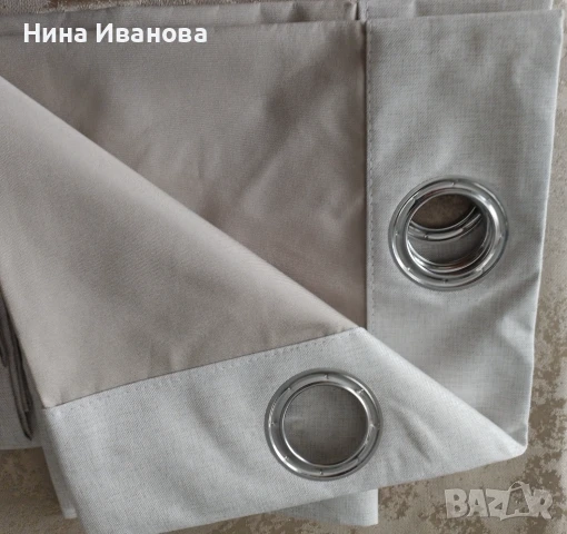 Завеси 2бр плътни затъмняващи нови, снимка 3 - Пердета и завеси - 51339606