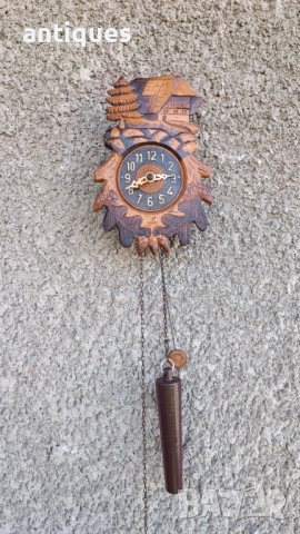 Стенен немски дървен часовник Шварцвалд - Forest house