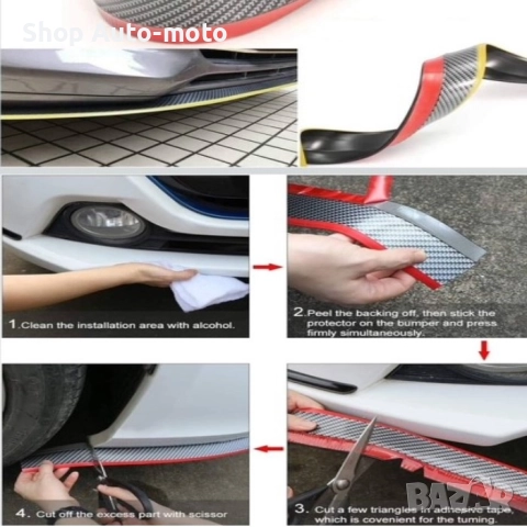 Спойлер за броня Automat – Син, снимка 3 - Аксесоари и консумативи - 52227838