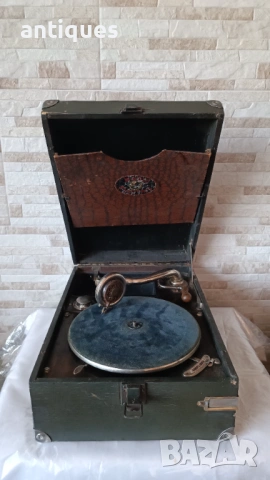 Стар български грамофон с манивела - Radio Electric - 1930"г.  , снимка 5 - Антикварни и старинни предмети - 53007903