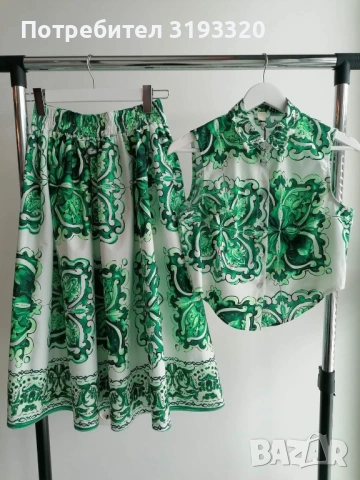Уникални сетове пола и риза, снимка 2 - Комплекти - 52790601