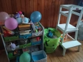 монтесори кула и детска етажерка/шкаф , снимка 1
