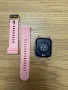 Смарт часовник черен и розов, снимка 5