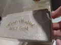 Сватбени халки с два гълъба - стъклена сватбена фигурка с позлата и гълъби в кутийка нова на Елеон, снимка 2