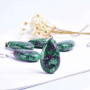 Колие Унакит - естествен кристален минерал, снимка 1 - Колиета, медальони, синджири - 44798240