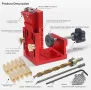 намаление Водач за свредло за дърво пълен комплект червен 94х80х65мм , снимка 5