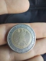 монета 2 евро 2002 Германия с буква F, снимка 2