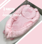 3 части - Baby Nest с допълнителен протектор и възглавничка, снимка 10