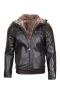 Мъжко зимно кожено яке – 3450, снимка 4