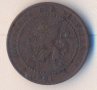 Нидерландия 1 цент 1901 година, снимка 1 - Нумизматика и бонистика - 34269531