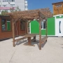 Дървена пергола за двор и градина, снимка 1