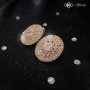 КОМПЛЕКТ SIYANA / Стилен дамски комплект бижута с кристали от 3 части “Siyana”, снимка 1 - Бижутерийни комплекти - 42437799
