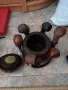 Шест броя лули с дървена поставка , снимка 2