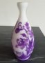 Красива ваза НАНСИ DAUM NANCY сецесион лилава реплика, снимка 1 - Вази - 40890529